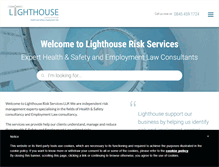 Tablet Screenshot of lighthouseriskservices.com